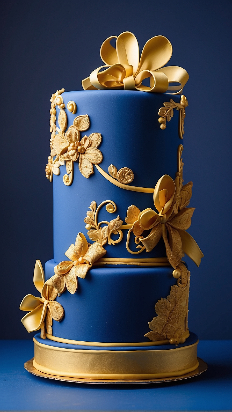 Bright Blue Cake